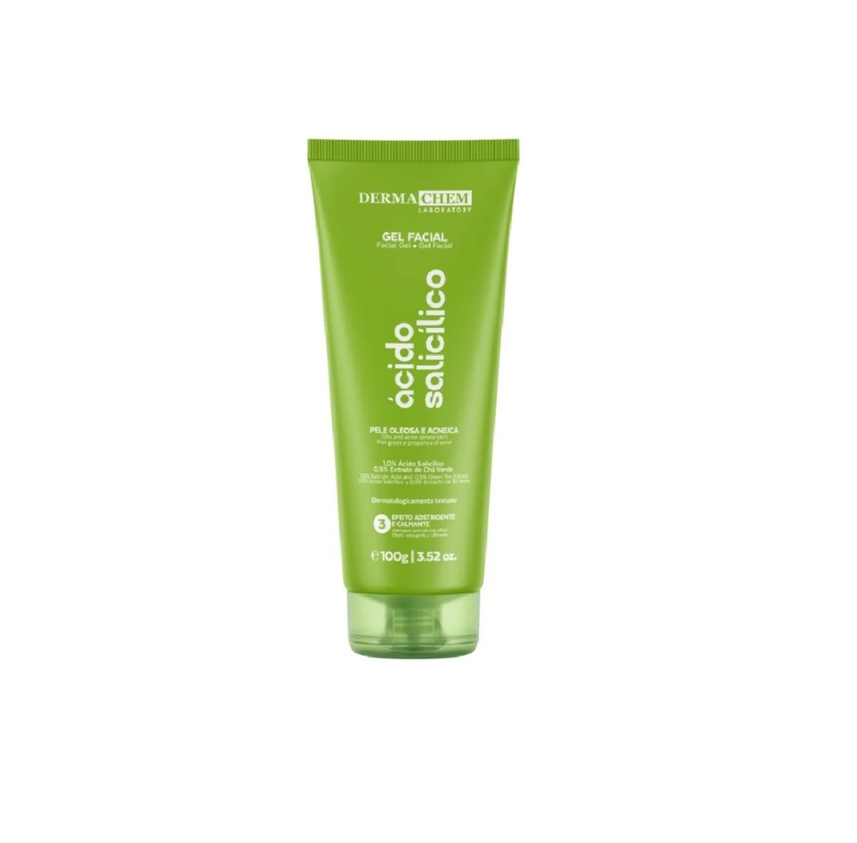 DERMACHEM GEL ANTIOLEOSIDADE ÁCIDO SALICÍLICO 100ml